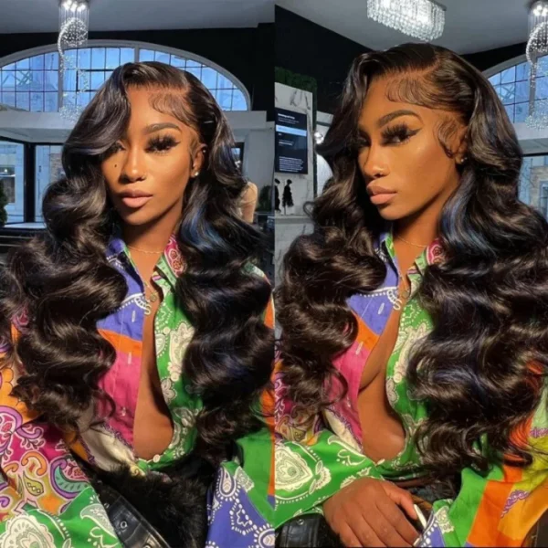 13x4 body wave transparent wig (1)