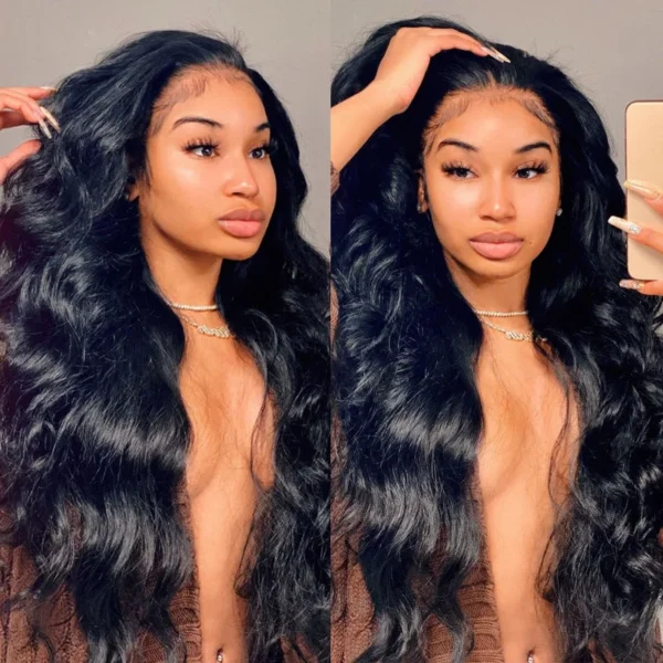13x4 body wave transparent wig (11)