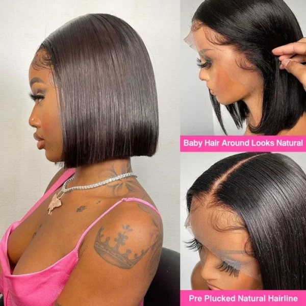 5x5 HD Lace Frontal bob wig (2)