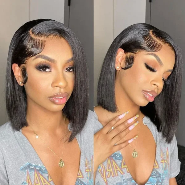 5x5 HD Lace Frontal bob wig (7)