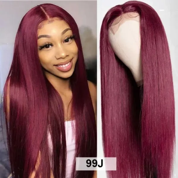 99J Burgundy Long Straight wig (8)