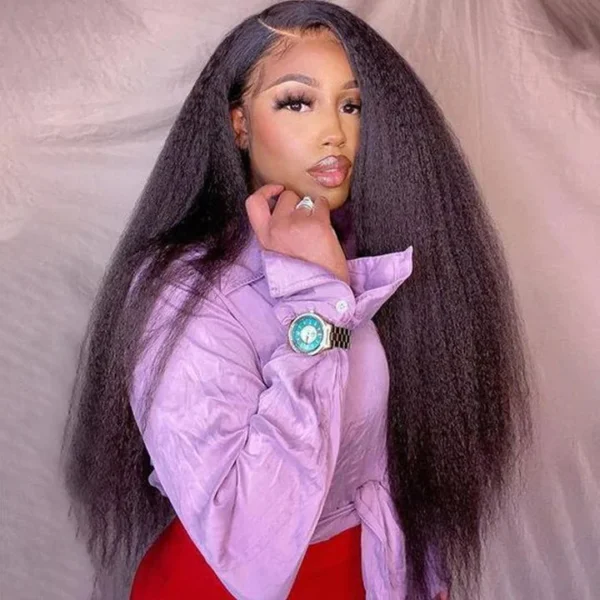 HD Lace kinky straight wig (5)