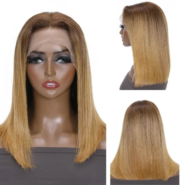 Honey Blonde bob wig (5)