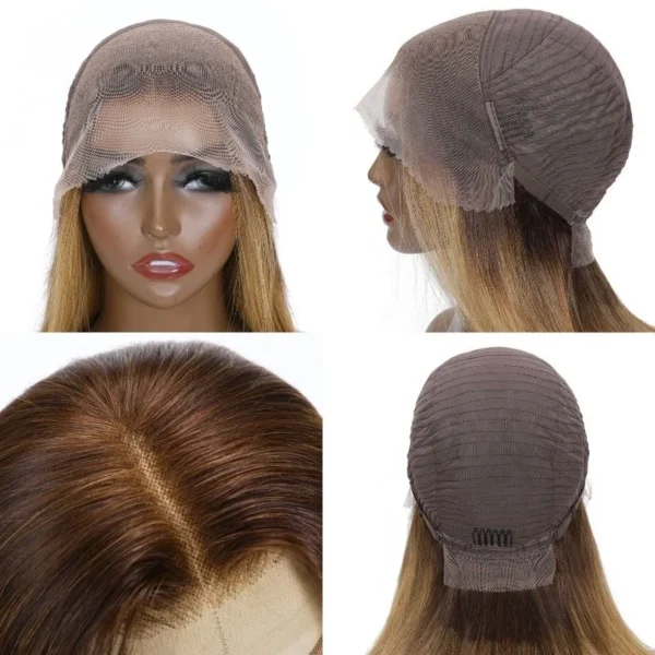 Honey Blonde bob wig (6)