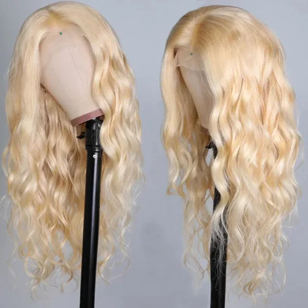 Intime 613 Blonde Body Wave Human Hair Lace Front Wig Pre Plucked (6)