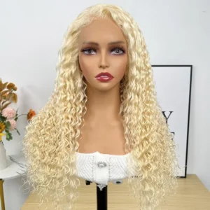 Intime 613 Blonde Water Wave 13x4 Lace Front Wig with Baby Hair