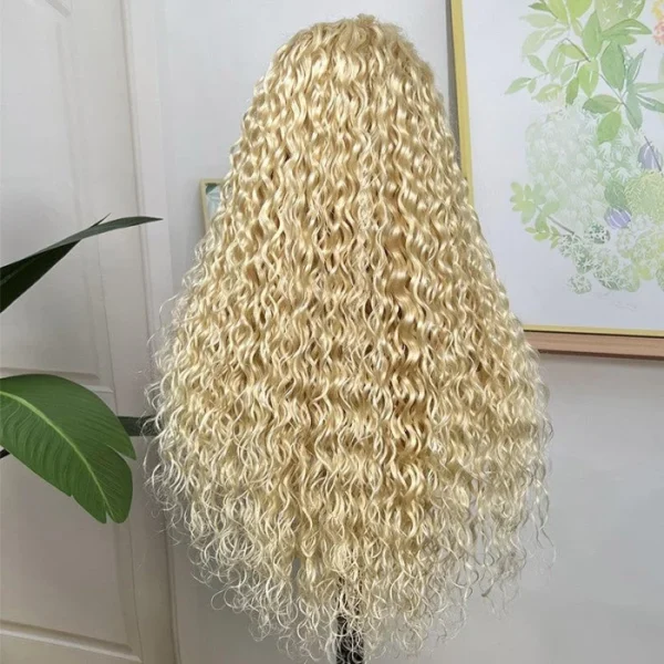 Intime 613 Blonde Water Wave 13x4 Lace Front Wig with Baby Hair (3)