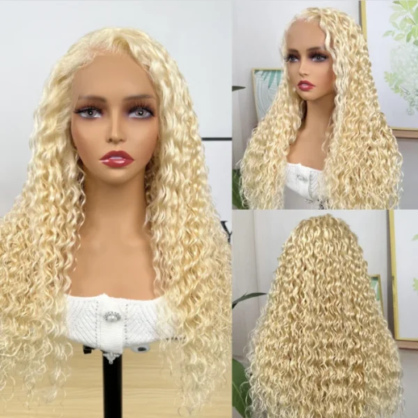 Intime 613 Blonde Water Wave 13x4 Lace Front Wig with Baby Hair (8)
