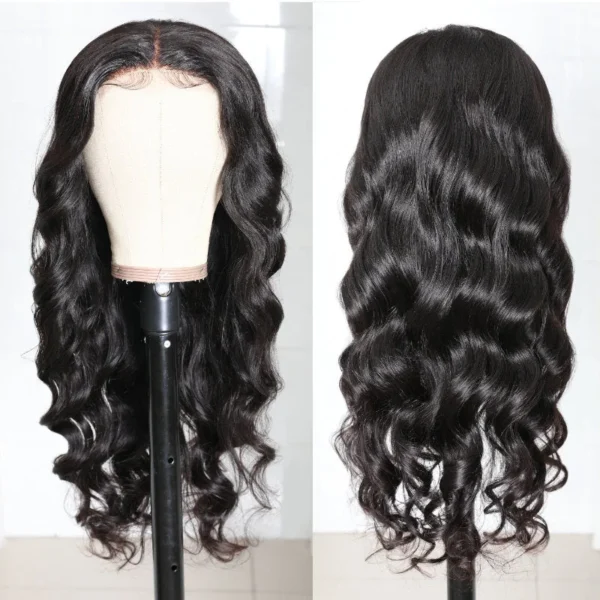 Intime Body Wave Human Hair 5x5 Pre Cut HD Lace Wear and Go Glueless Wigs (5)