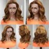 Intime Celebrity Style Body Wave Light Brown Wig with 13x4 Lace Front (2)