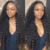 Intime Classic Deep Wave Swiss Lace Wig Pre Plucked with Baby Hair (2)