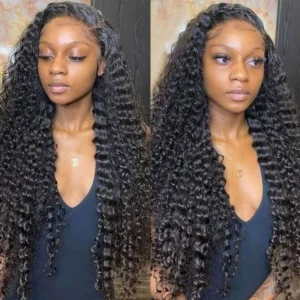 Intime Classic Deep Wave Swiss Lace Wig Pre-Plucked with Baby Hair