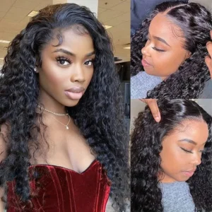 Intime Classic Deep Wave Swiss Lace Wig Pre-Plucked with Baby Hair