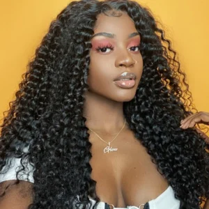 Intime Classic Deep Wave Swiss Lace Wig Pre-Plucked with Baby Hair