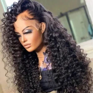 Intime Classic Deep Wave Swiss Lace Wig Pre-Plucked with Baby Hair