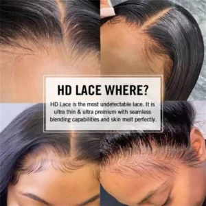 Intime Deep Wave Glueless Wig with Skin Melt 13x4 HD Lace Front