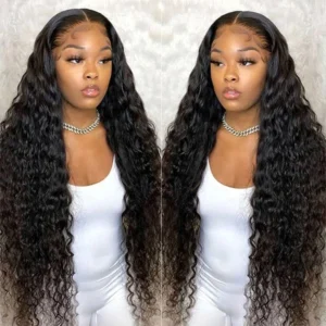 Intime Deep Wave Glueless Wig with Skin Melt 13x4 HD Lace Front