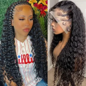 Intime Deep Wave Glueless Wig with Skin Melt 13x4 HD Lace Front