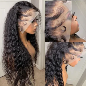 Intime Deep Wave Glueless Wig with Skin Melt 13x4 HD Lace Front