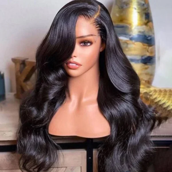 Intime Glueless Body Wave Human Hair Wigs with 5x5 HD Transparent Lace (8)