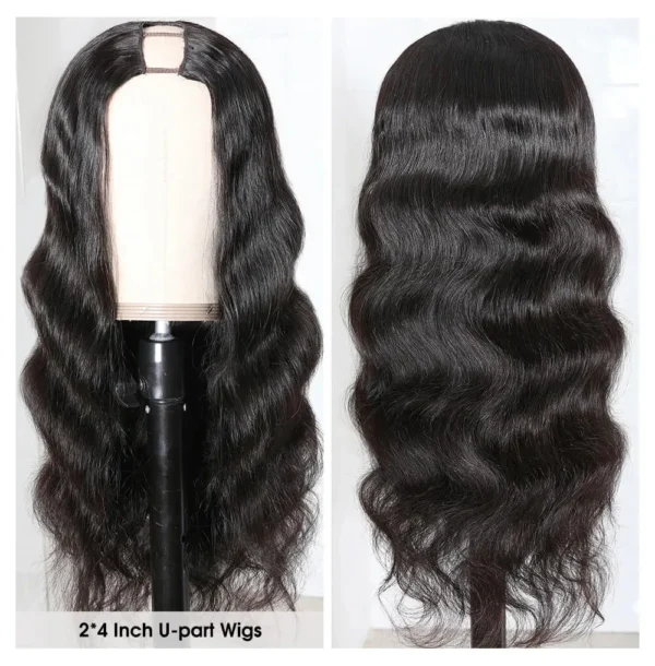 Intime Glueless U Part Body Wave Human Hair Wigs 180% Density (11)