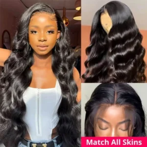 Intime High-Quality Human Hair Wigs Body Wave 13x4 HD Lace Front Glueless with Baby Hair