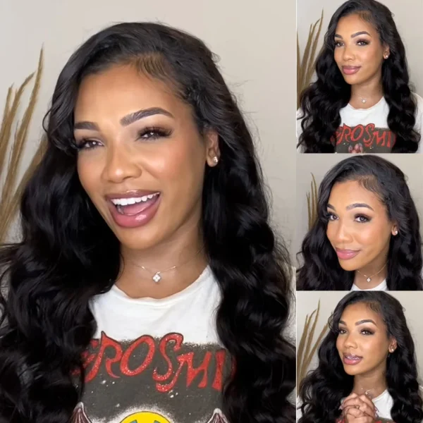 Intime High Quality Human Hair Wigs Body Wave 13x4 HD Lace Front Glueless with Baby Hair (2)