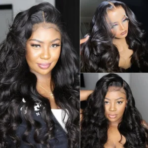 Intime High-Quality Human Hair Wigs Body Wave 13x4 HD Lace Front Glueless with Baby Hair