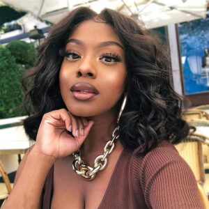 Intime Loose Wave Bob Human Hair 13x4 Lace Front Wig