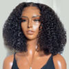 Intime Medium Length Popping Curly 250% Density HD Lace Front Human Hair Wig (1)