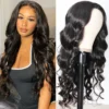 Intime Realistic Body Wave Human Hair Wigs with 4x4 Hand Tied Lace Part (1)