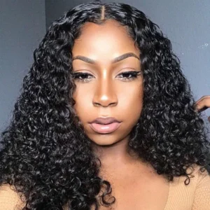 Intime Water Wave Glueless V Part Bob Wig No Leave Out Beginner Friendly Human Hair