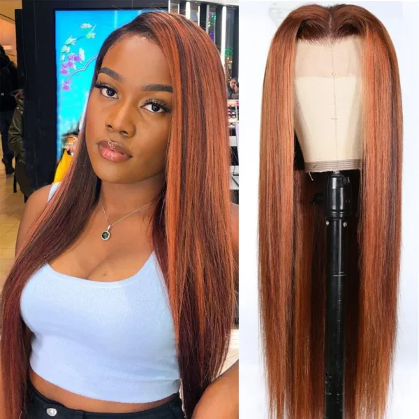 Ombre ginger lace wig (6)