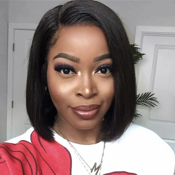 Short Straight Bob Wig (4)