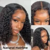 Intime Curly Short Bob Wig Lace Front Human Hair 180% Density (5)
