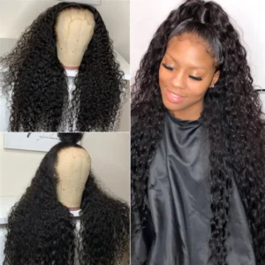 Intime Curly Wave Human Hair Lace Front Wig 12-30 Inch Long Hair